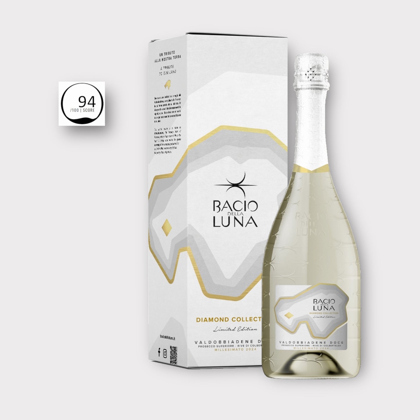 Bacio della Luna Diamond Collection Valdobbiadene DOCG EXTRA DRY MILLESIMATO 2024, 11%