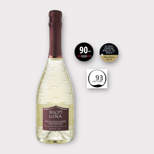 Bacio Della Luna, Conegliano Valdobbiadene, Prosecco Superiore , DOCG, Millesimato, Extra Brut, 11%
