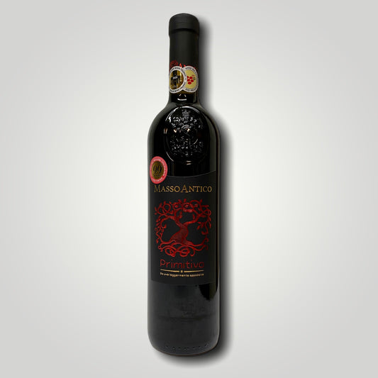 Masso Antico, Primitivo Salento, da uve leggermente appasite, IGT, 14%