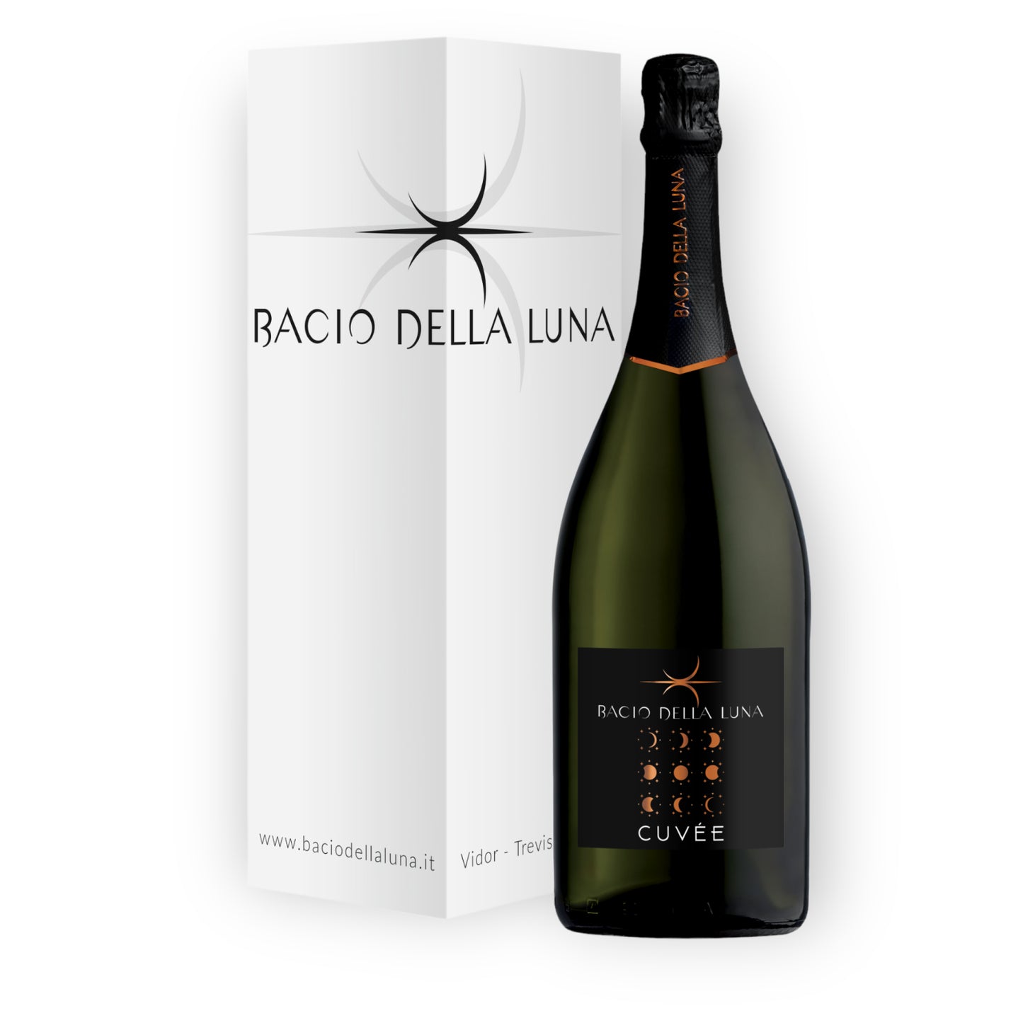 Bacio della Luna, Spumante Cuvee Brut, Magnum 1.5 L in box, 11%