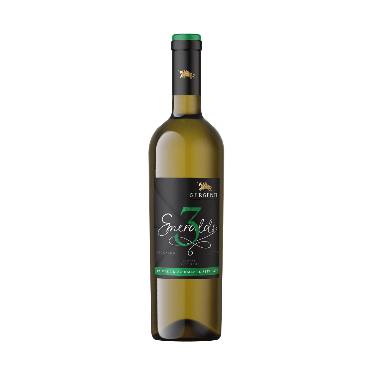 Gergenti, 3 Emeralds, Terre Siciliane IGT, da uve leggermente appassite, 13,5%