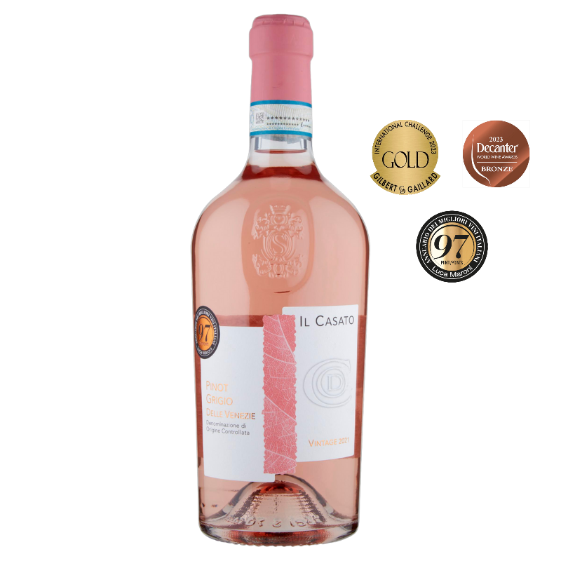 Il Casato Pinot Grigio Delle Venezie DOC Rosé roosa vein