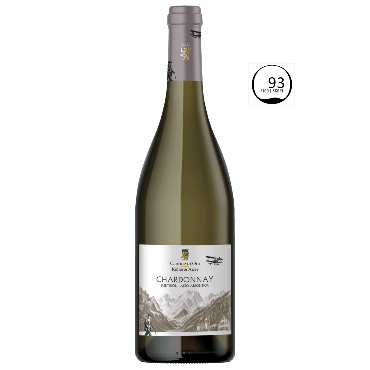 Kellerei Auer Flugzeugserie Chardonnay Alto Adige DOC valge vein