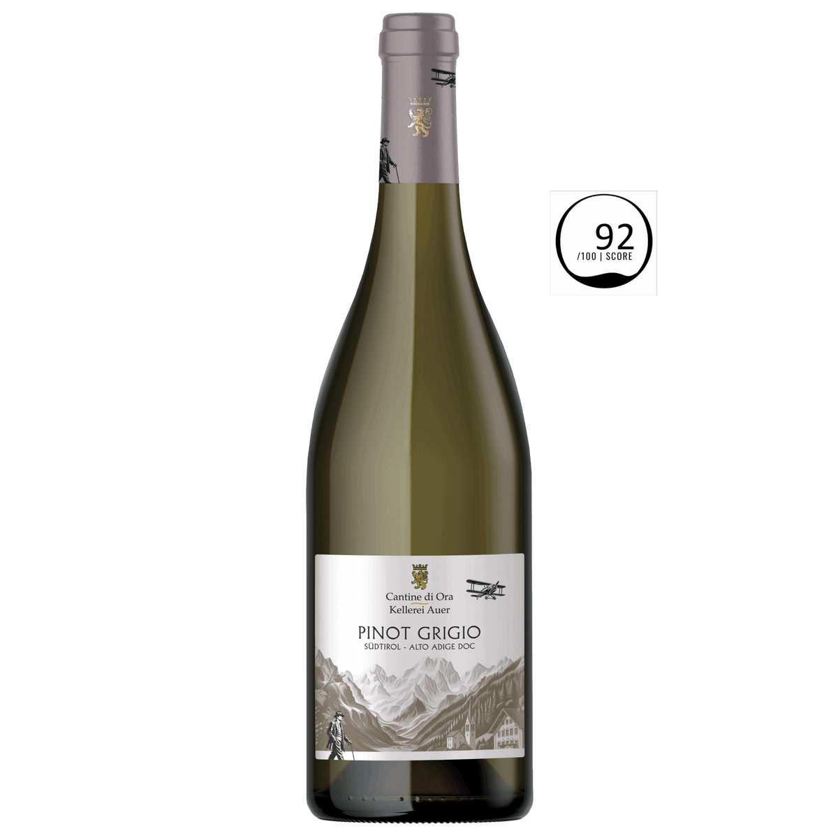 Kellerei Auer Flugzeugserie Pinot Grigio Alto Adige DOC valge vein