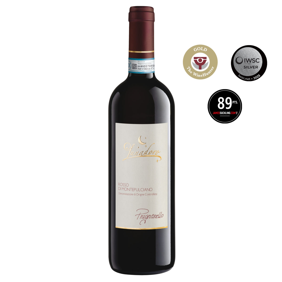 Lunadoro Rosso di Montepulciano DOC Prugnanello punane vein