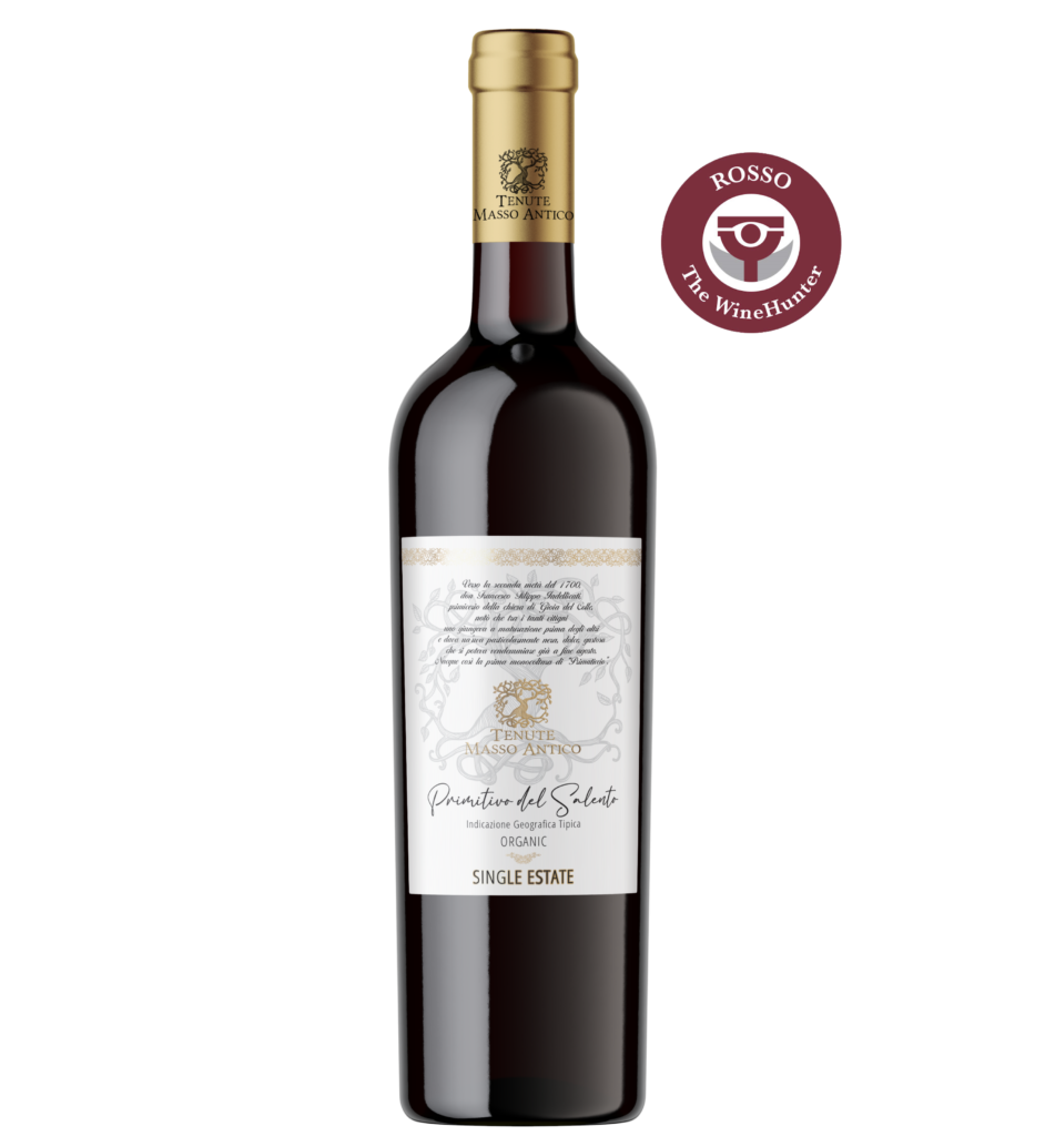 Tenute Masso Antico Primitivo Salento IGT Biologico Single Estate punane vein